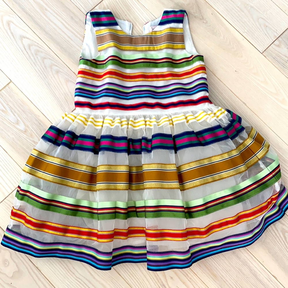 Halabaloo Girls 6 ribbon holiday dress Chasing Fireflies